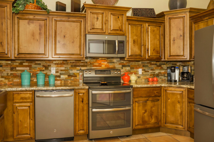 Cabinetry for Rustic Tuscan Kitchen
