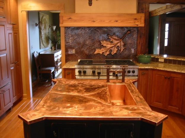 Copper kitchen design