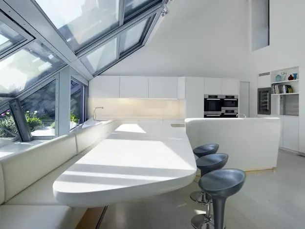 futuristic style kitchen