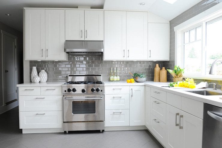 17 Grey Kitchen Backsplash Ideas That, Grey Backsplash Tile Ideas