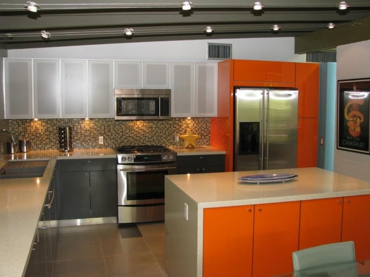 What kitchen color that tin successfully stand upwards for health as well as happiness xvi Wonderful Orange Kitchen Ideas to Brighten Up Your House