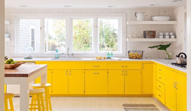 yellow kitchen ideas