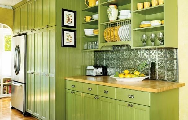  is normally related to freshness as well as optimism 17 Inspirational Ways to Have the Green Kitchen