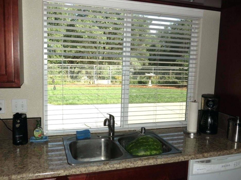 white kitchen window treatments