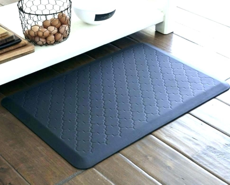 gray kitchen rug