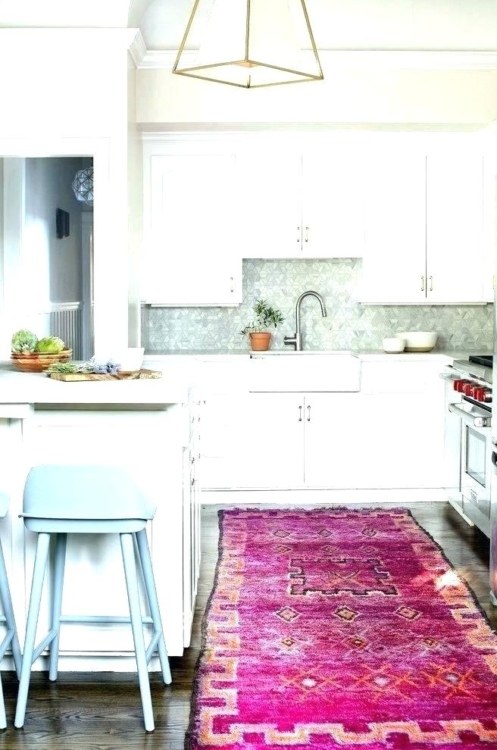 purple kitchen rug