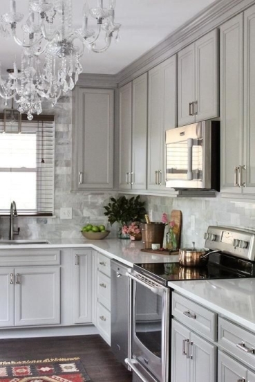 17 Gorgeous Grey Kitchen Wall Decor Ideas To Bring Warmth