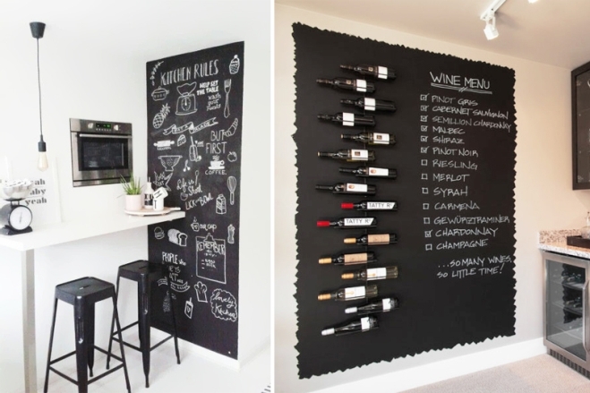 17 Alluring Black Kitchen Wall Decor Full Of Sleekness
