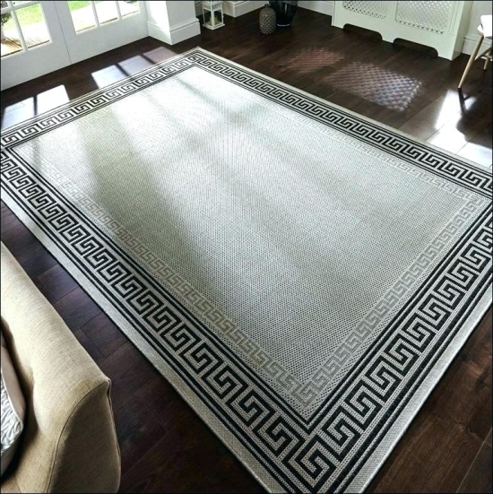 white kitchen rug