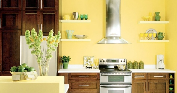 Yellow Kitchen Wall Décor Ideas