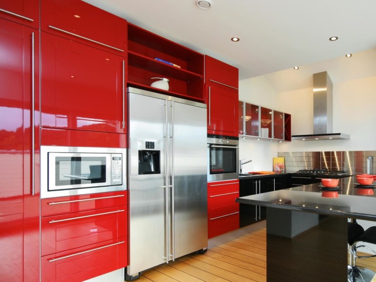 Red Kitchen Design