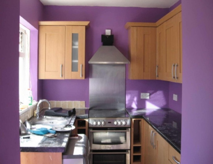 Purple Kitchen Design