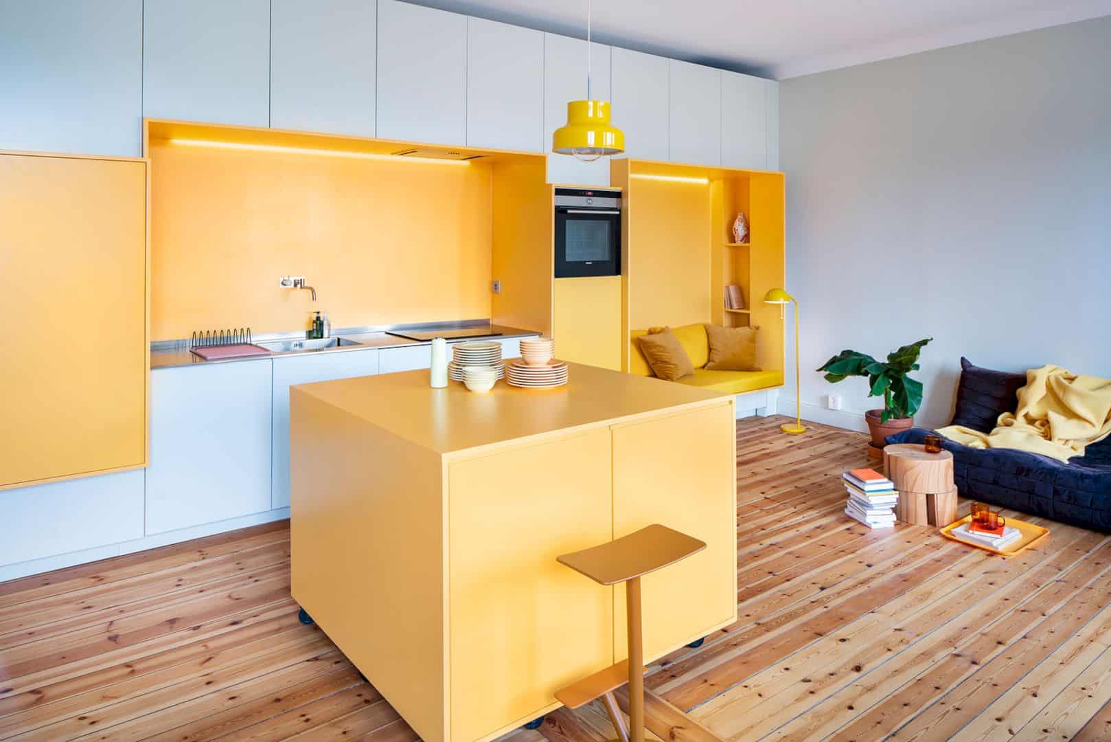 Orange Kitchen Design