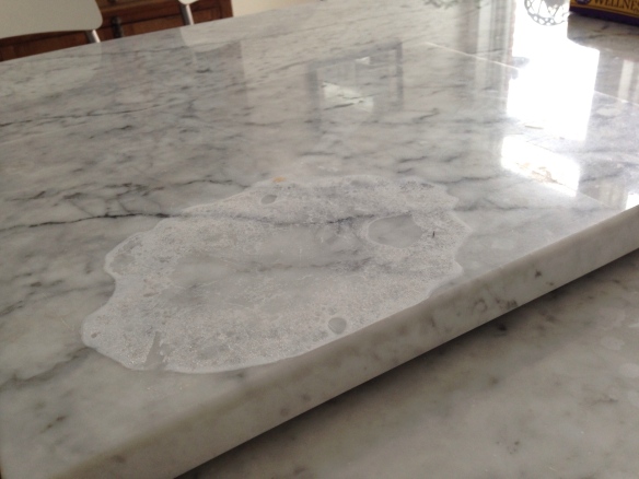 Remove Marble Countertop Hard Stain